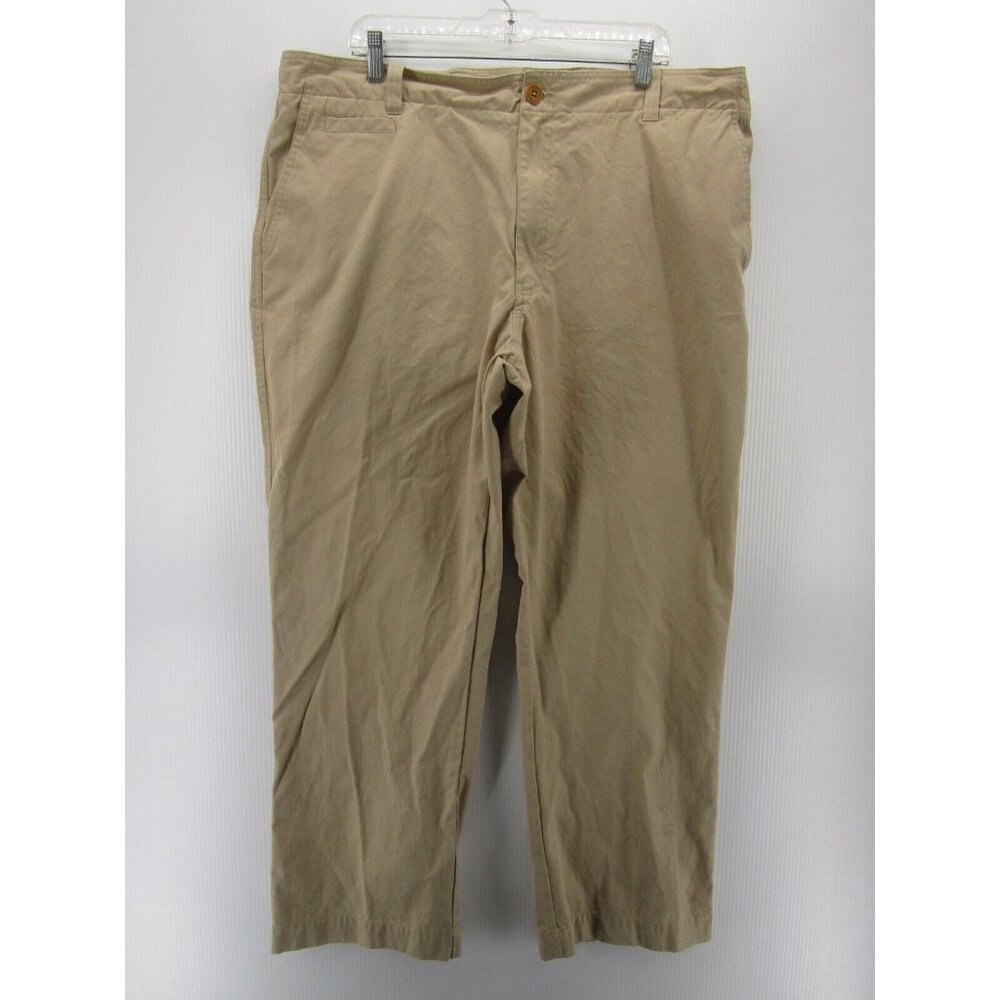 JL Powell Pants 42X32 Chino Khaki Sporting Canvas Outdoor Cotton*